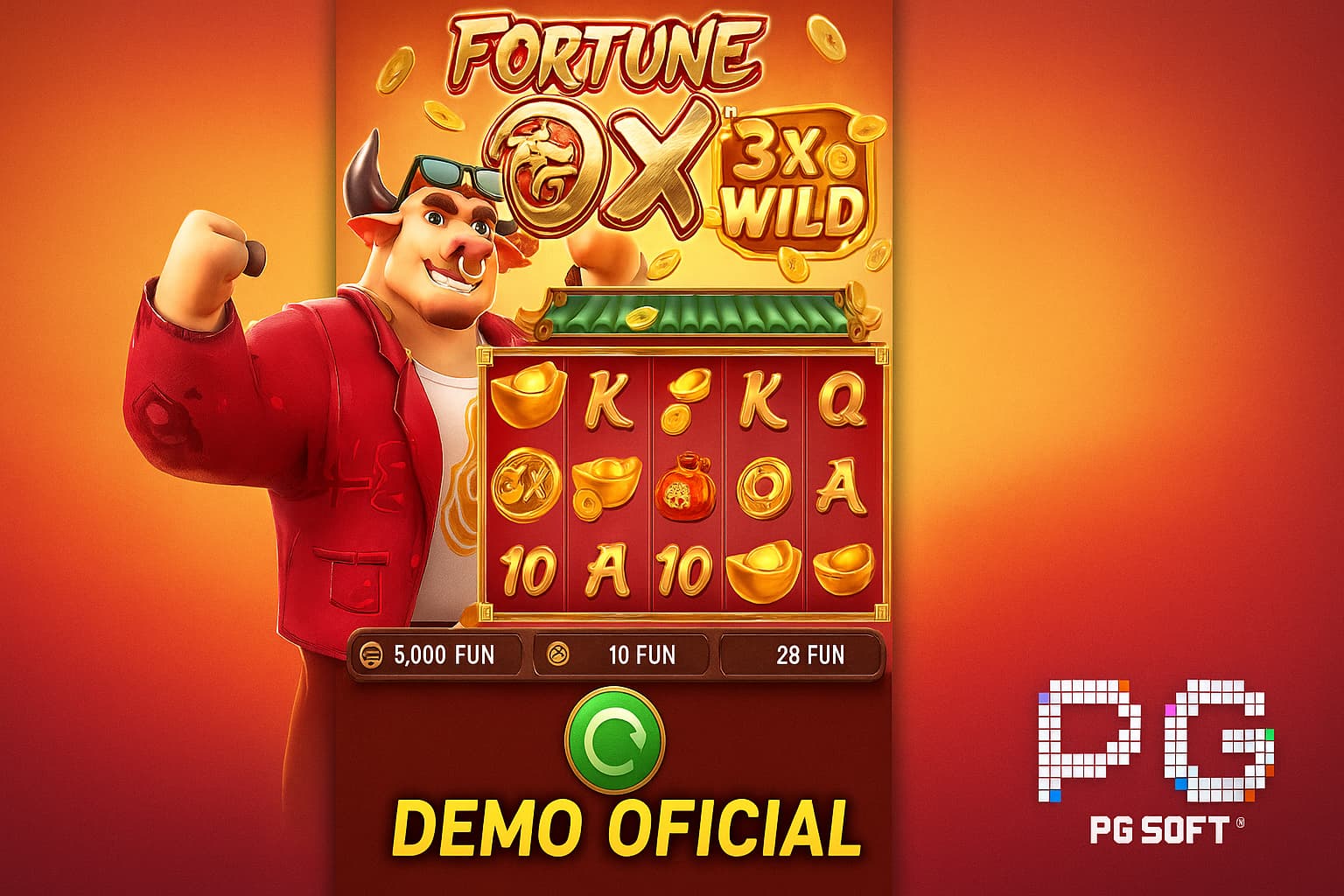 Fortune Ox PG Soft: jogando a demo oficial
